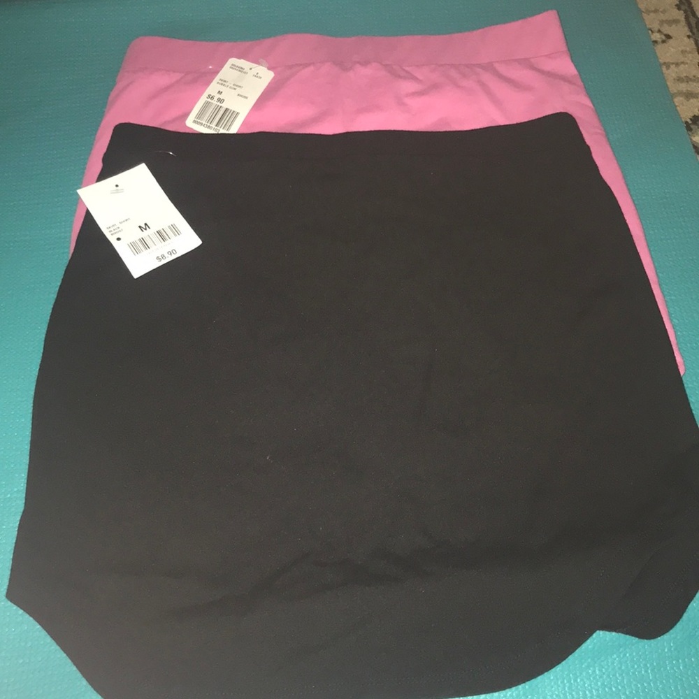 Skirts pink and black forever 21